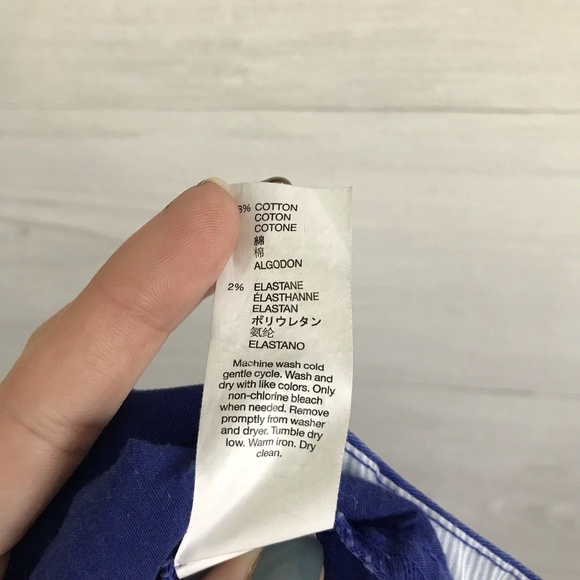 Gap Khakis Royal Blue Chino 4" Inseam Casual Short - Picture 5 of 5